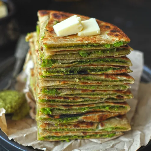 Matar Paratha Recipe