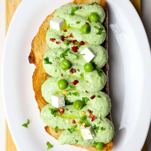 Matar Paneer Toast Recipe