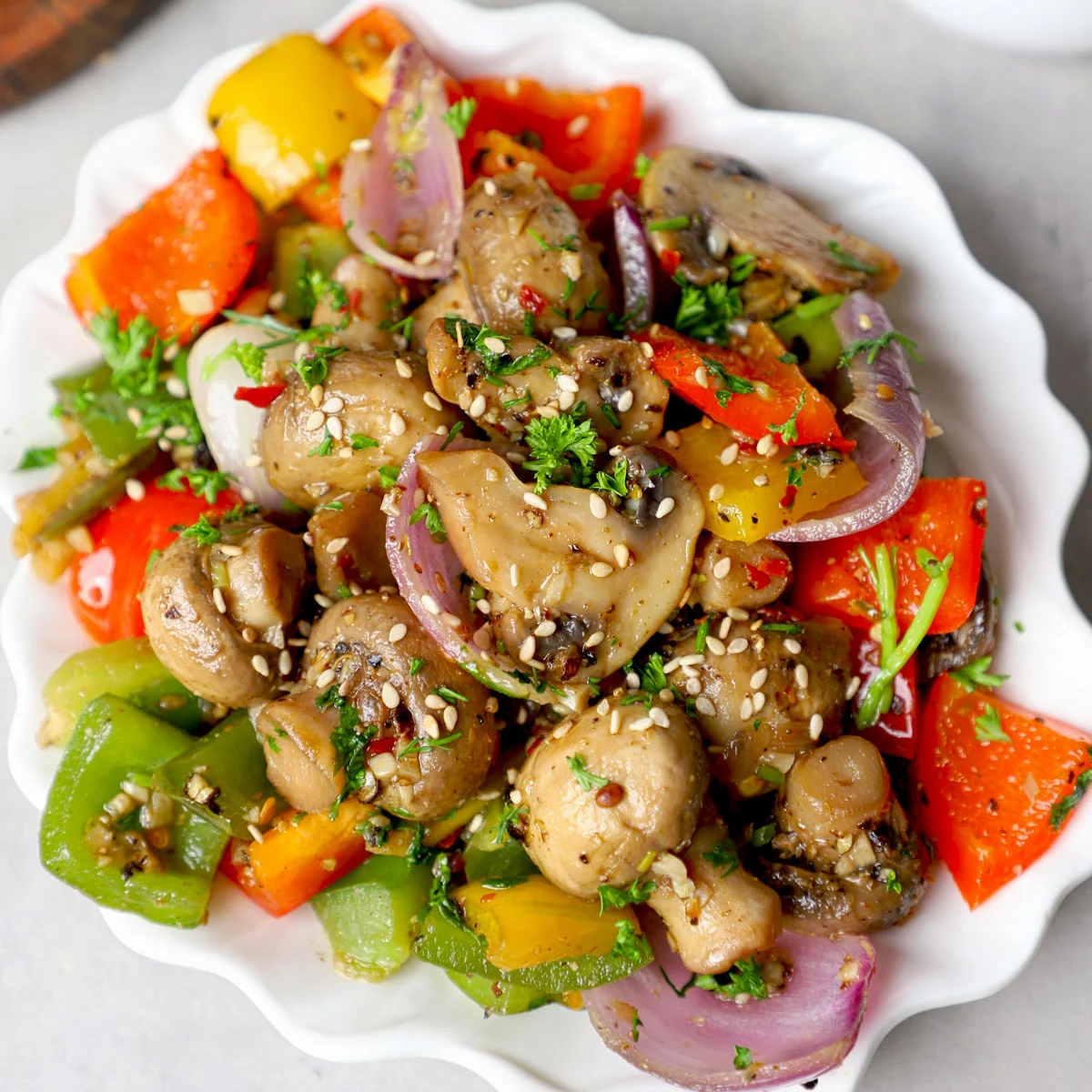 Mushroom Pepper Fry Recipe