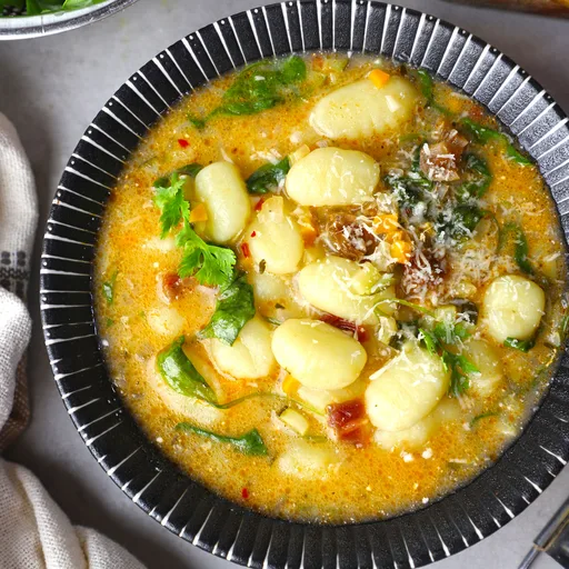 Vegetarian Gnocchi Soup Recipe