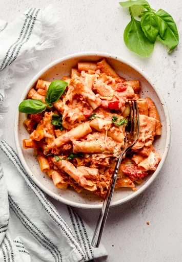 Creamy Easy Baked Ziti
