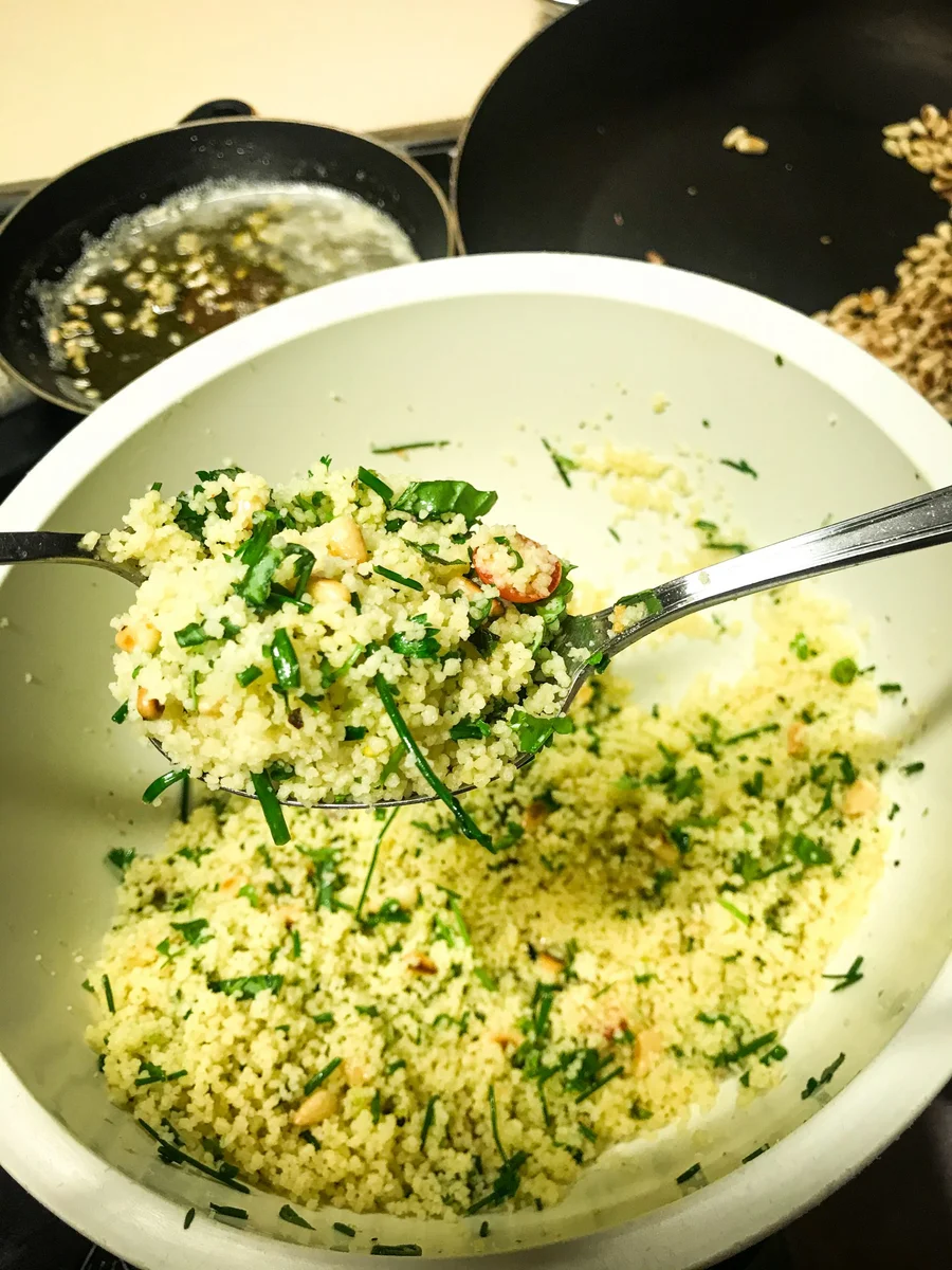 O M G this is good couscous