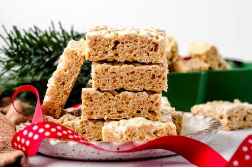 Gingerbread Rice Krispies Treats Recipe