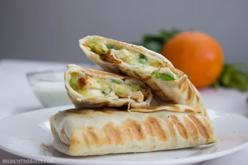 Burritos de pollo rápidos y fáciles