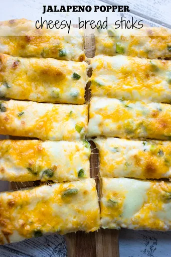 Jalapeno Popper Cheesy Breadsticks