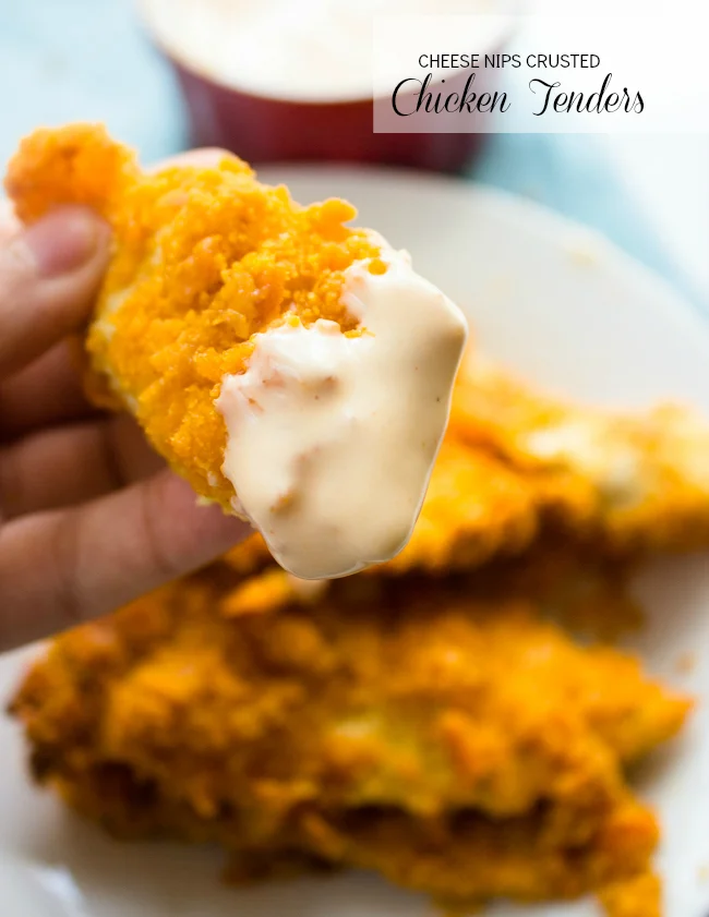 Tenders de poulet en croûte de Cheese Nips