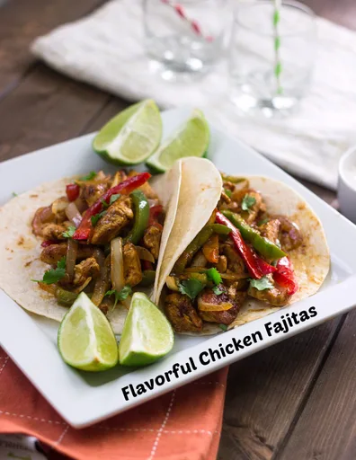 Fajitas de pollo sabrosas en 20 minutos