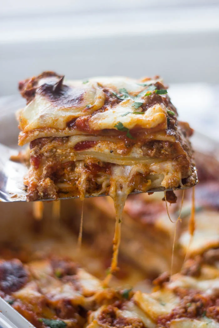The Best Ever Beef Lasagna