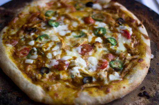 Pizza de enchilada de pollo