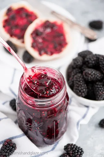 5-Ingredient Blackberry Freezer Jam