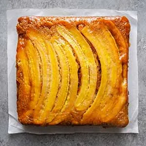 Bananas Foster Upside Down Cake
