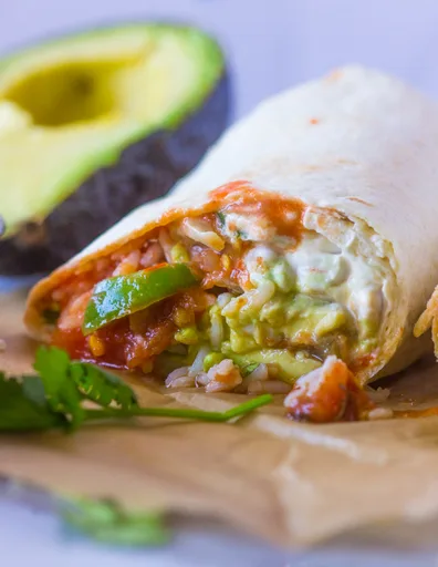 Burritos vegetarianos