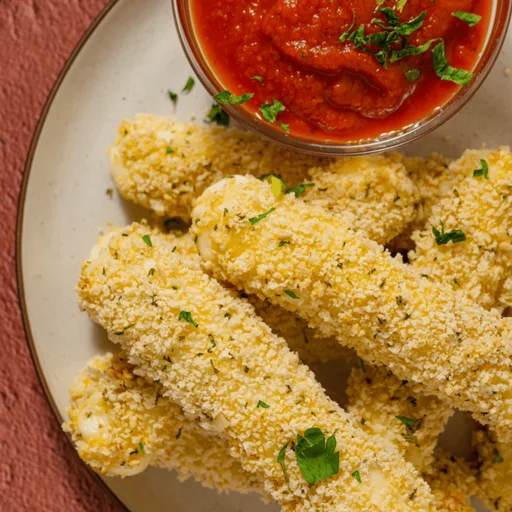 Bastoncitos de mozzarella sin gluten