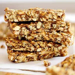 Apple Peanut Butter Granola Bars