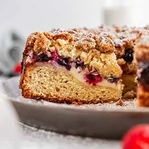 Berry Cream Cheese Coffee Cake