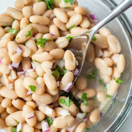 Ensalada de alubias blancas