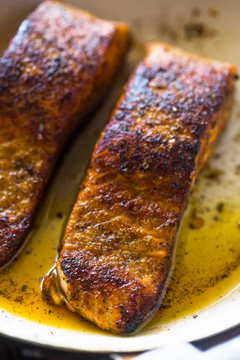 Easy 10 Minute Crispy Skin Salmon