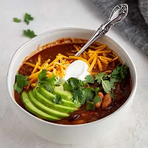 Dad's Beef and Red Wine Chili
