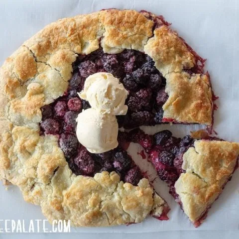 Gluten-Free Rustic Blackberry Tart