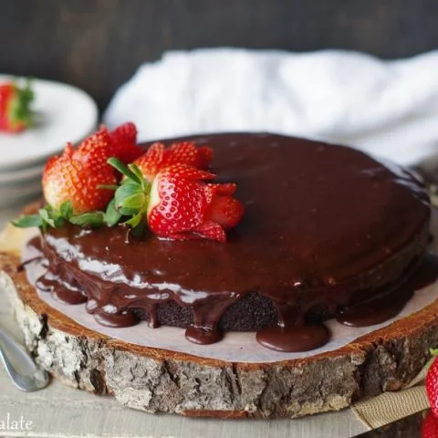 Gluten-Free Vegan Chocolate Ganache Cake