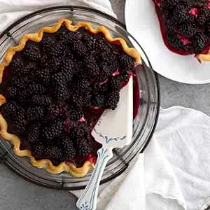 Blackberry Cream Cheese Pie