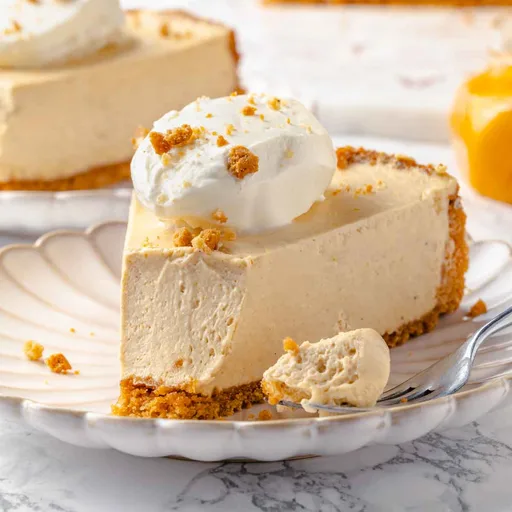 Tarta de queso y calabaza sin horno