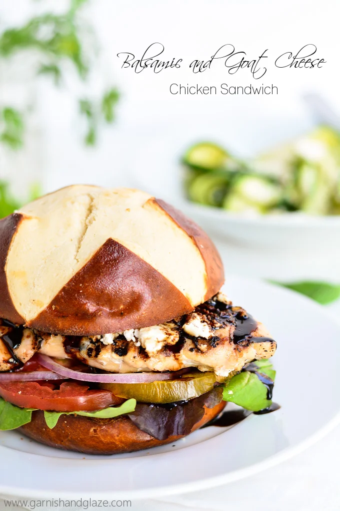 Balsamic & Goat Cheese Chicken Sandwich