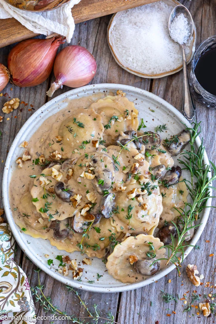 Mushroom Ravioli