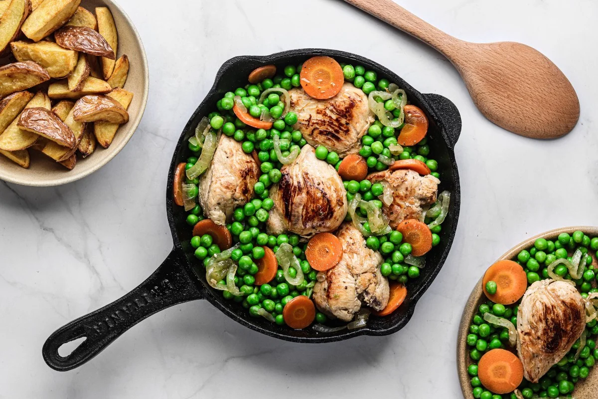 Pollo Arvejado