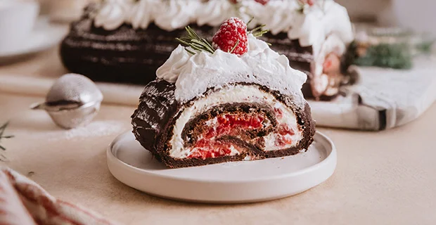 Tronco Navideño de Chocolate