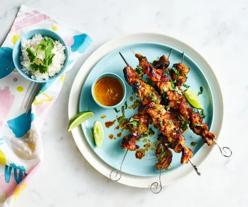 Balinese pork belly satay