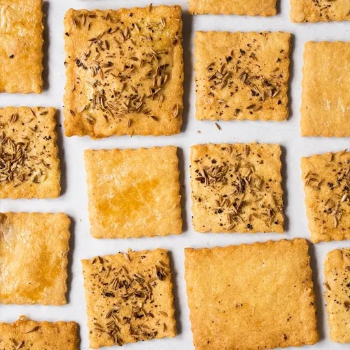 Gluten Free & Keto Almond Crackers