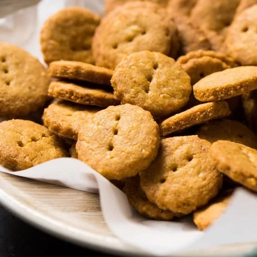 Gluten Free & Keto Cheddar Cheese Crackers