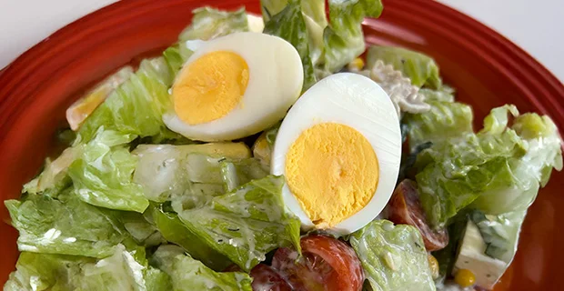 Ensalada Ranch con fideos