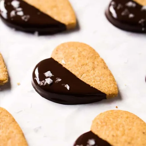 (Toasted Almond!) Keto Shortbread Cookies