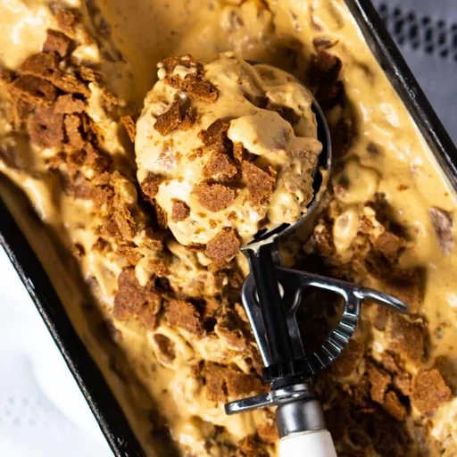 No-Churn Gluten Free & Keto Pumpkin Cheesecake Ice Cream