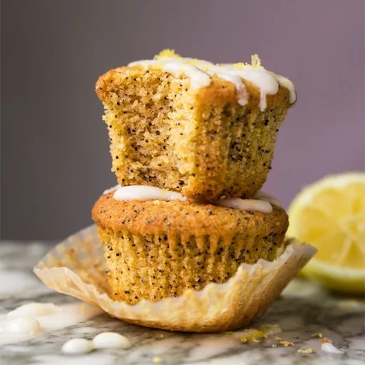 Paleo & Keto Lemon Poppy Seed Muffins