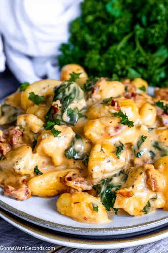 Ñoquis con pollo