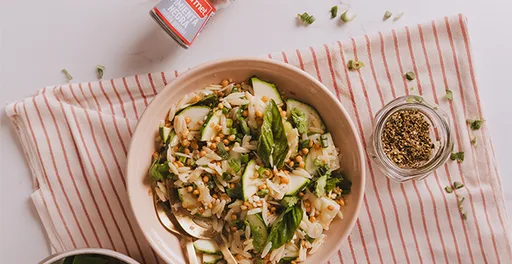Ensalada Orzo con Verduras
