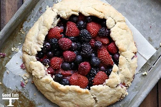 Galette rústica de frutos rojos