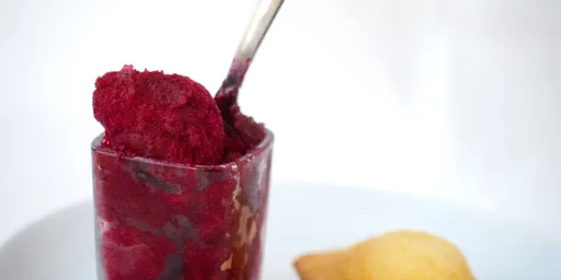 Beetroot sorbet