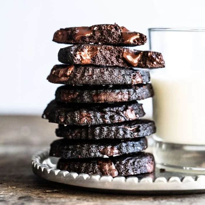 Sablés au chocolat sans gluten et keto