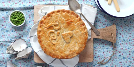 Beef, stout and oyster pie