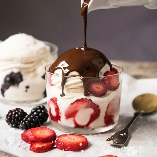 Yogur helado de vainilla paleo y cetogénico (sin máquina)