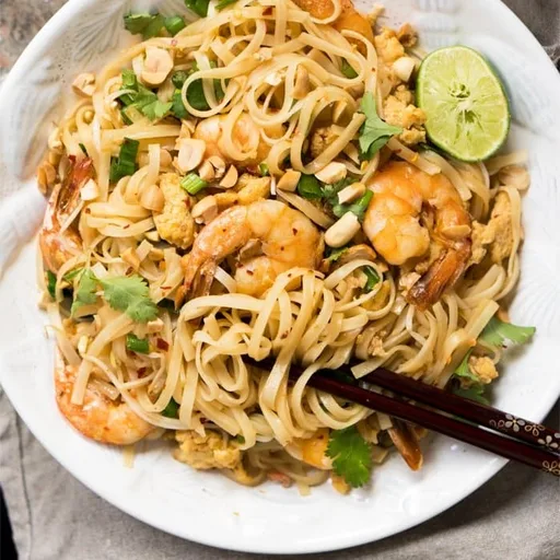 Paleo & Keto Pad Thai With Shirataki Noodles