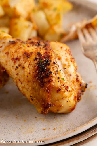 Muslos de pollo al horno