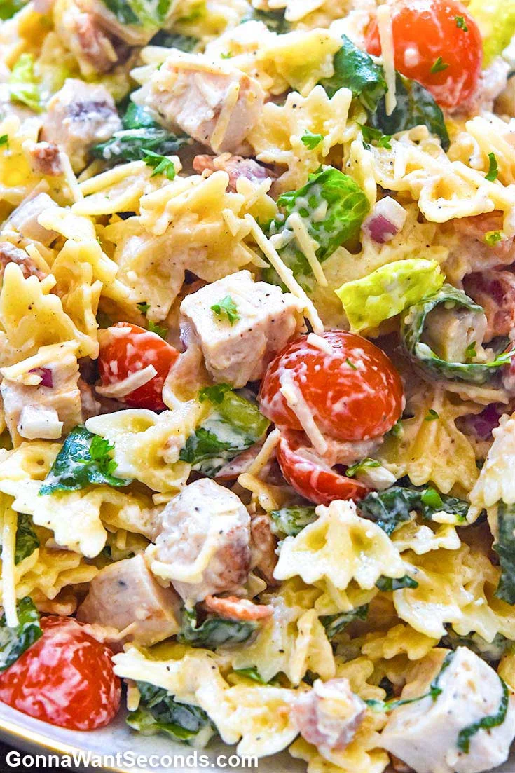 Chicken Caesar Pasta Salad