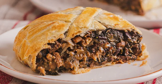 Hojaldre de Espinacas con Frutos Secos