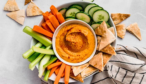 Hummus de Garbanzos con Salsa Ají Chipotle