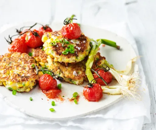 Corn and buttermilk fritters